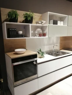 Cucina lineare in laminato materico altri colori Immagina head a prezzo ribassato^Lube Cucine Discount