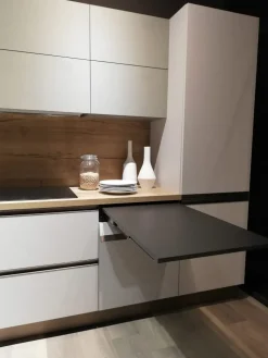 Cucina lineare in laminato materico altri colori Immagina head a prezzo ribassato^Lube Cucine Discount