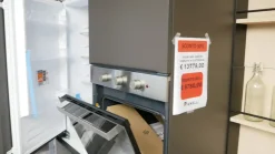 New Cucina lineare in laminato materico grigia Cucina modello ginevra ciao cucina a prezzo ribassato Cucine Lineari|Cucine Design