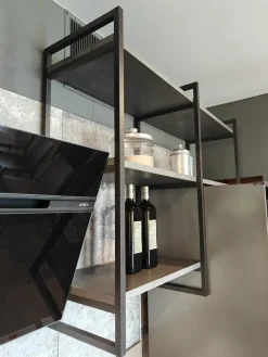 Cucina lineare in laminato materico altri colori Liberamente a prezzo scontato^Scavolini Hot