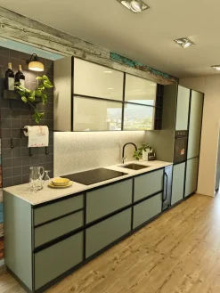 Scavolini Cucina lineare in laminato opaco altri colori Jeometrica a prezzo scontato- Cucine Lineari|Cucine Design