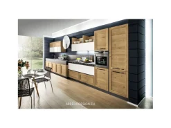 Arrex Cucina lineare in legno altri colori Curry a prezzo ribassato- Cucine Lineari|Cucine Moderne