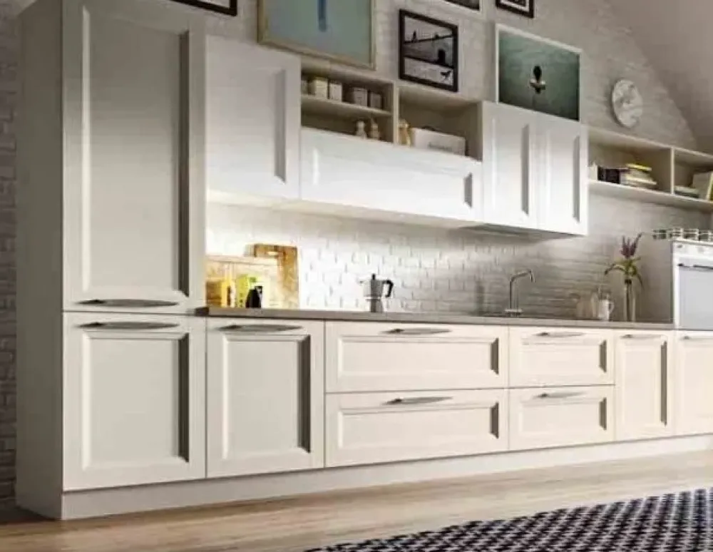 Essebi Cucina lineare in legno a prezzo scontato 33%- Cucine Lineari