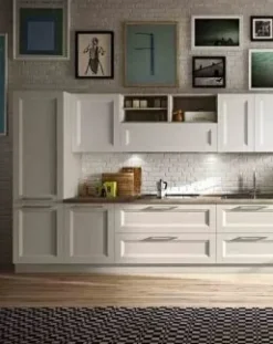 Essebi Cucina lineare in legno a prezzo scontato 33%- Cucine Lineari