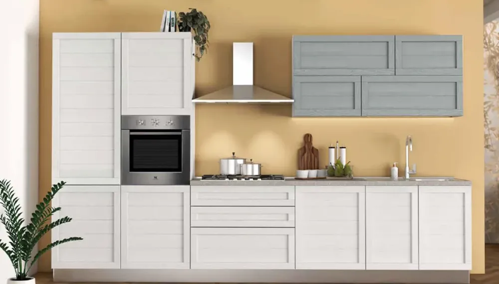 New Cucina lineare in legno a prezzo scontato 38% Cucine Lineari|Cucine Moderne
