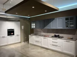 Cucina lineare in legno a prezzo scontato 60%^Stosa Online