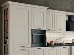 Arredo3 Cucina lineare in legno bianca Asolo a prezzo ribassato- Cucine Lineari