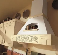 Ala Cucine Cucina lineare in legno noce Provenza a prezzo scontato- Cucine Lineari