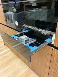 Cubodesign Cucina lineare in legno noce Menta a prezzo ribassato- Cucine Lineari|Cucine Moderne