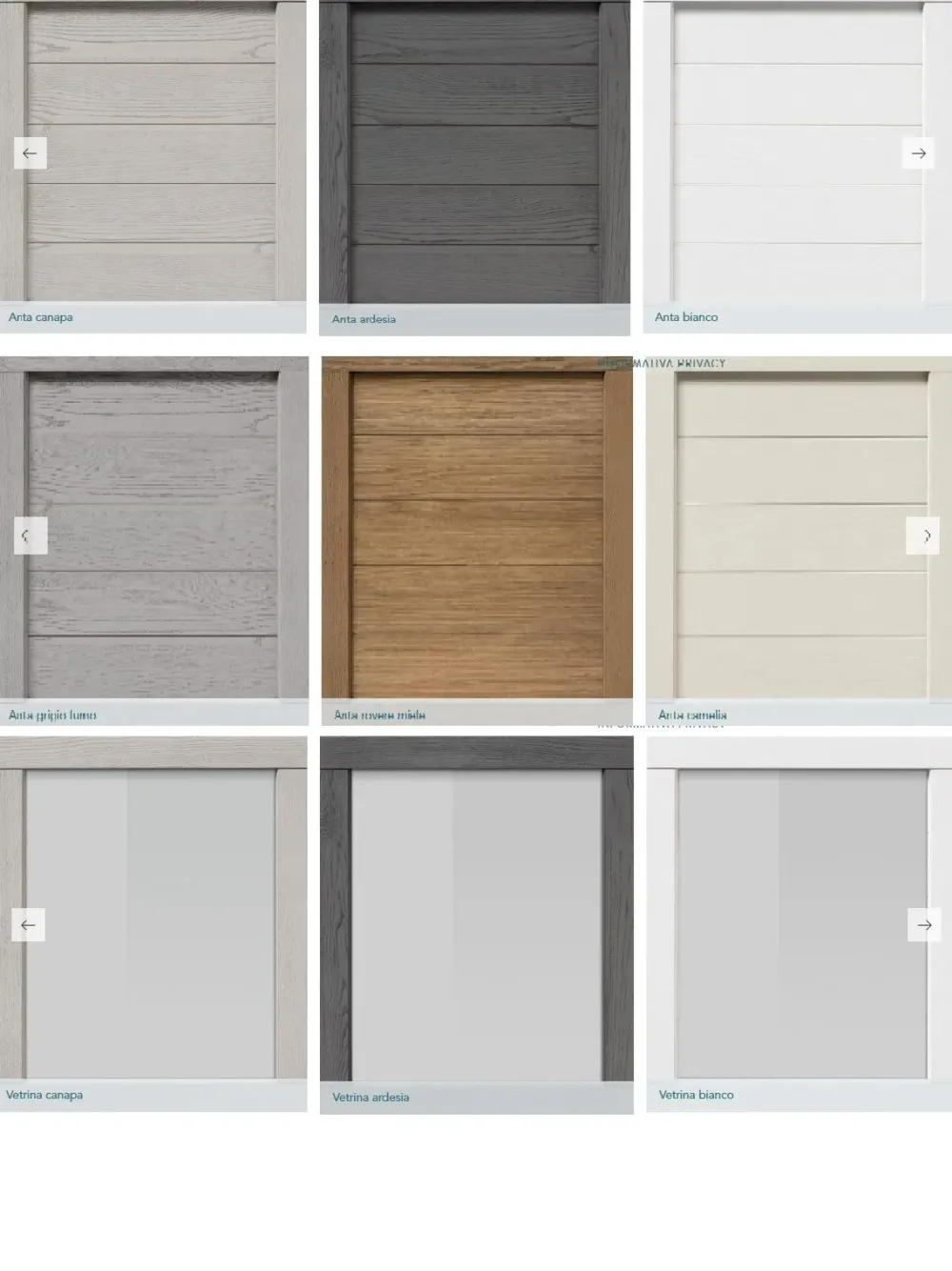 Online Cucina lineare in legno tortora Elsa a prezzo scontato Cucine Lineari|Cucine Moderne