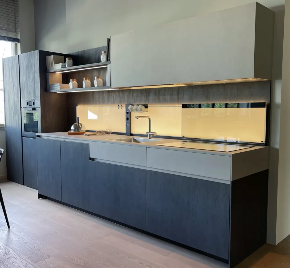 Cucina lineare in melaminico a prezzo ribassato 45%^Copat cucine Sale
