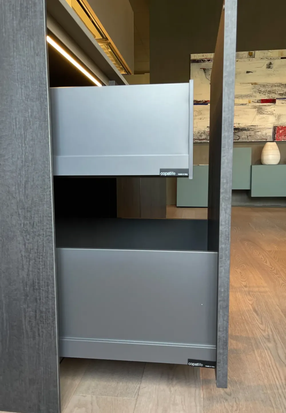 Cucina lineare in melaminico a prezzo ribassato 45%^Copat cucine Sale