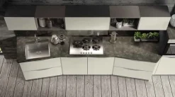 Hot Cucina lineare in nobilitato grigio Paragon a prezzo ribassato Cucine Lineari|Cucine Moderne