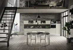 Hot Cucina lineare in nobilitato grigio Paragon a prezzo ribassato Cucine Lineari|Cucine Moderne