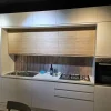 Artigianale Cucina lineare in polimerico opaco bianca Kjelly a prezzo ribassato- Cucine Lineari|Cucine Moderne