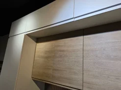 Artigianale Cucina lineare in polimerico opaco bianca Kjelly a prezzo ribassato- Cucine Lineari|Cucine Moderne