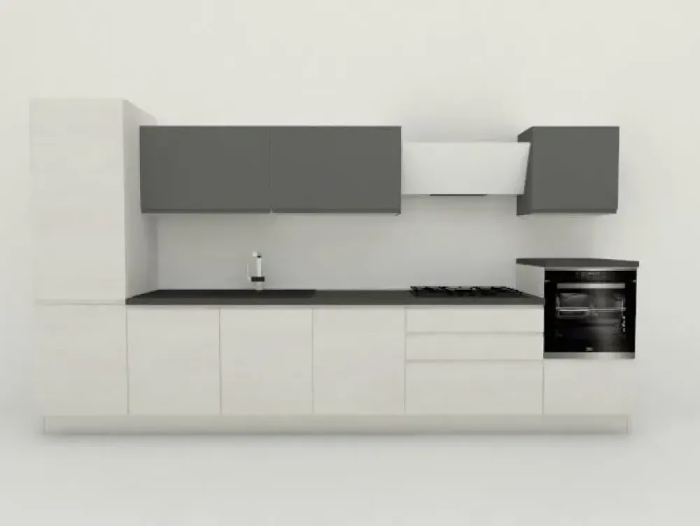 Cucina lineare Jey kitchens con uno sconto del 50%^Creo Clearance