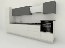 Cucina lineare Jey kitchens con uno sconto del 50%^Creo Clearance