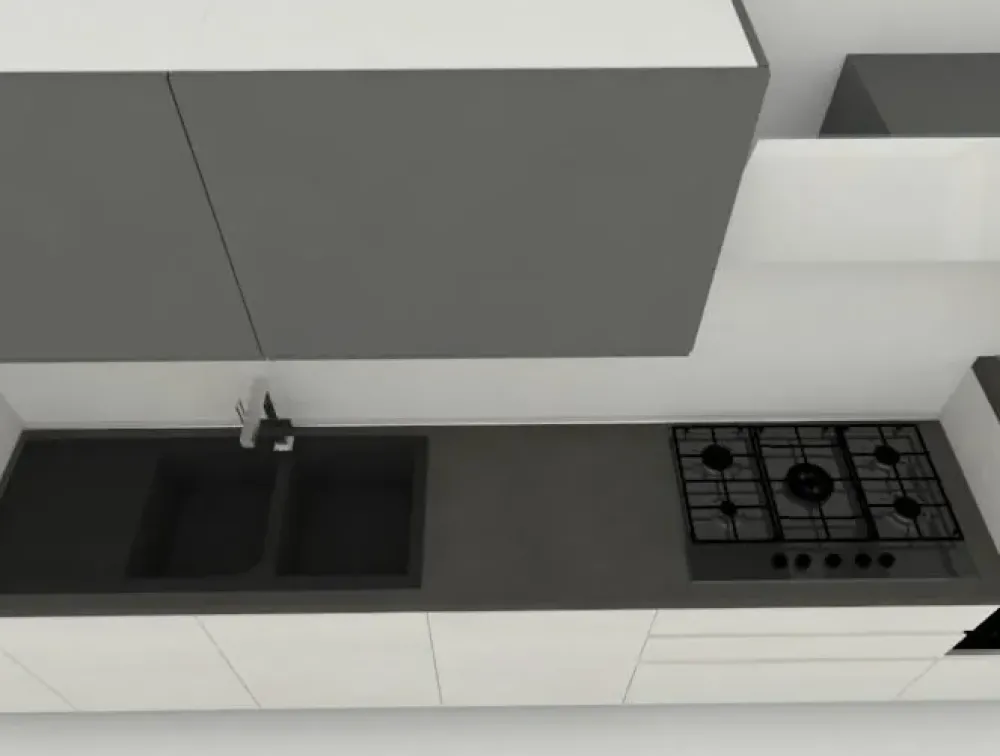 Cucina lineare Jey kitchens con uno sconto del 50%^Creo Clearance