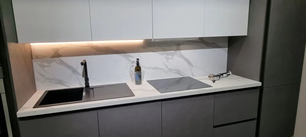 CUCINA lineare Nuova cielo SCONTATA 54%^Mobilturi Best