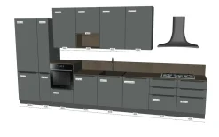 Ar-Due Cucina lineare moderna altri colori Easy  a soli 4450 Euro- Cucine Lineari|Cucine Moderne