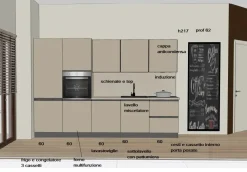 Cucina lineare moderna altri colori 300promo2026bis a soli 4990 Euro^Gicinque New