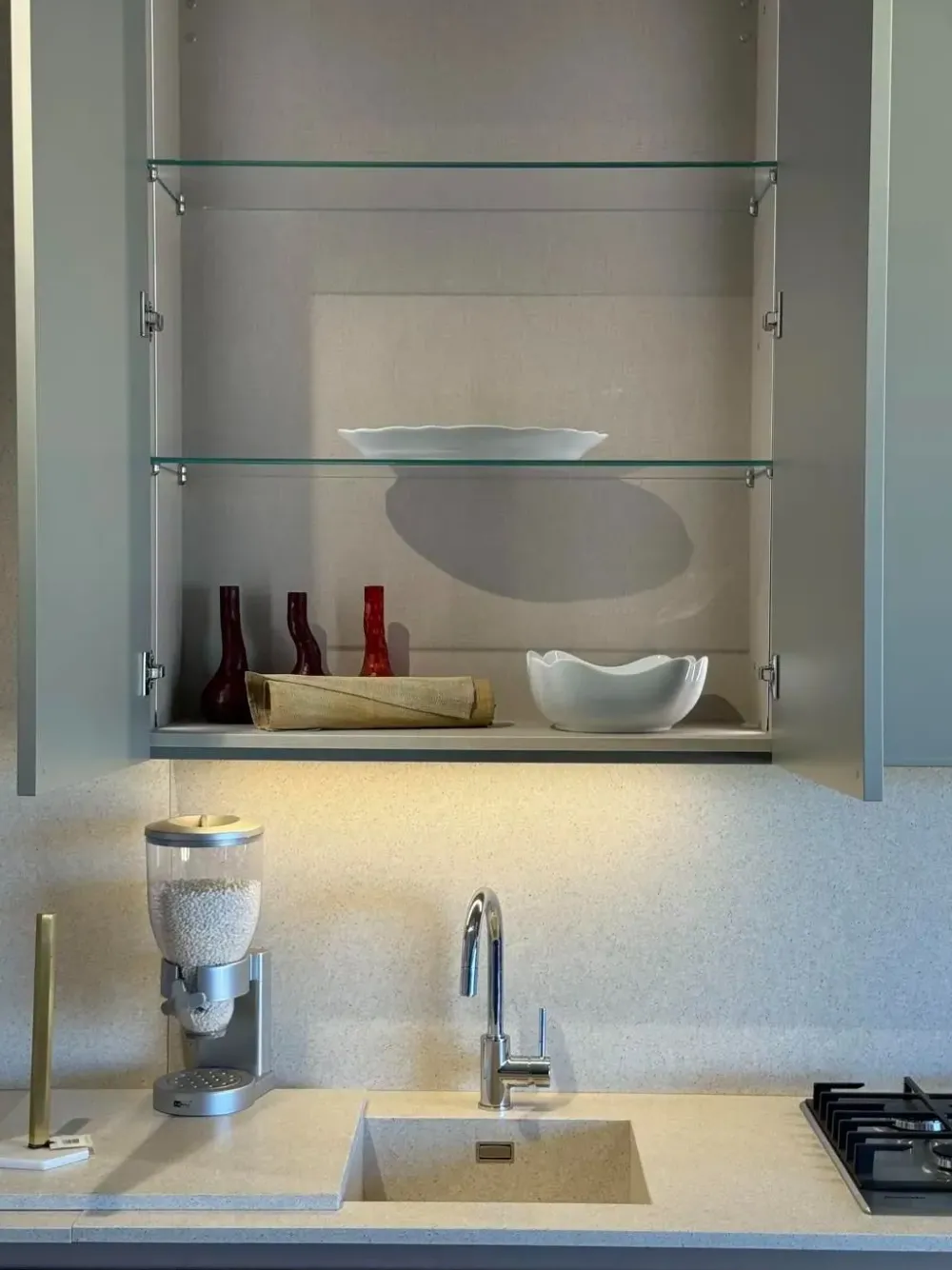 Record Cucine Cucina lineare moderna altri colori Vela-sofia a soli 11800 Euro- Cucine Lineari|Cucine Moderne