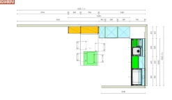 Cucina lineare moderna bianca Delinea^Scavolini Discount