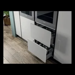 Online Cucina lineare moderna bianca Domino a soli 8250 Euro Cucine Lineari|Cucine Moderne