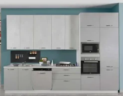 New Cucina lineare moderna Cucina smart 360 h 264 micro a prezzo ribassato Cucine Lineari|Cucine Moderne