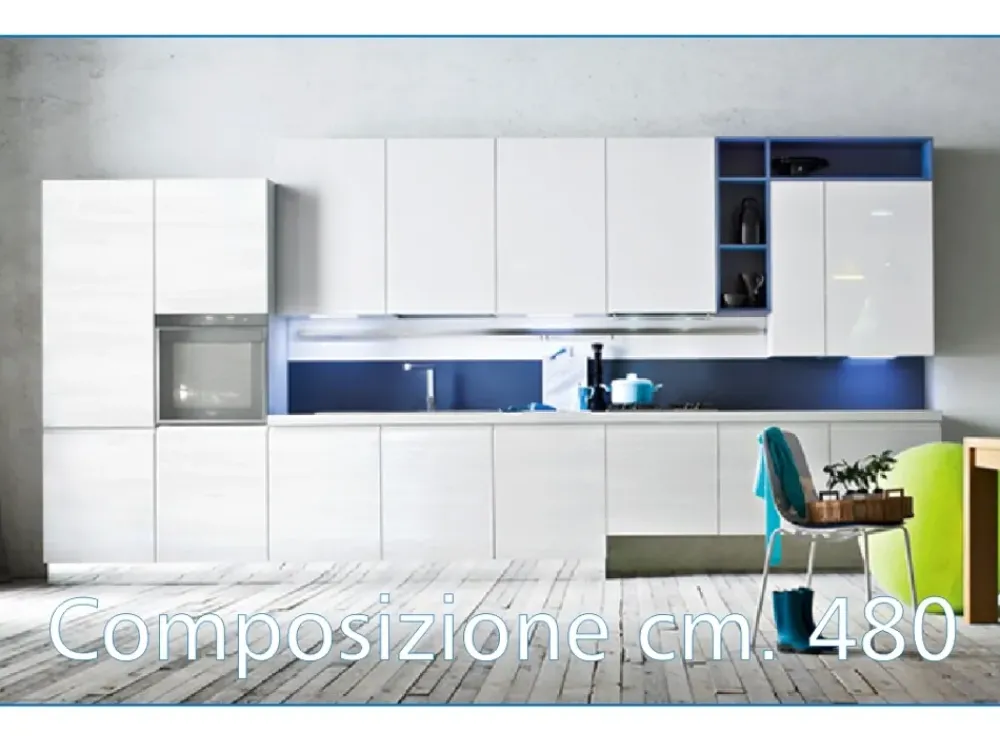 Cucina lineare moderna Fly a prezzo ribassato^Ar-Tre Clearance