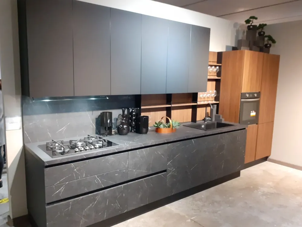 Clearance Cucina lineare moderna Ginevra a prezzo scontato Cucine Lineari|Cucine Moderne