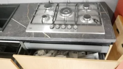 Cucina lineare moderna grigia Pop^Mobilturi Best