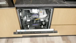 Cucina lineare moderna grigia Pop^Mobilturi Best