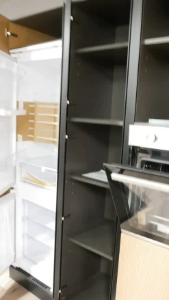 Cucina lineare moderna grigia Pop^Mobilturi Best