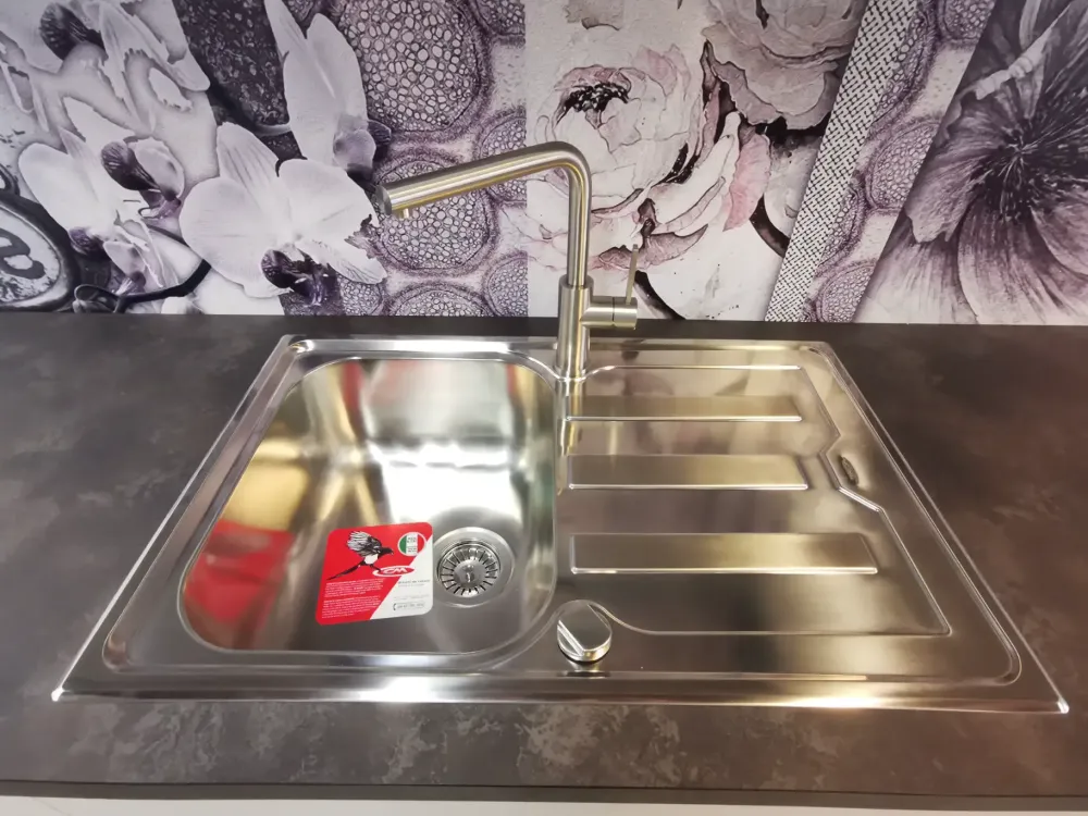 Clearance Cucina lineare moderna grigia Ar Cucine Lineari|Cucine Moderne