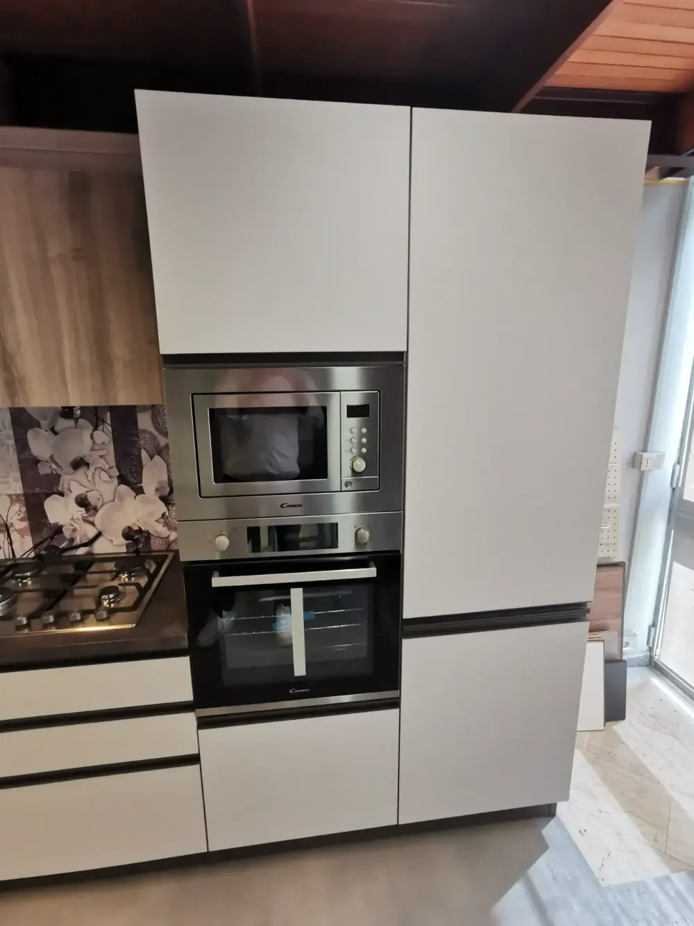 Clearance Cucina lineare moderna grigia Ar Cucine Lineari|Cucine Moderne