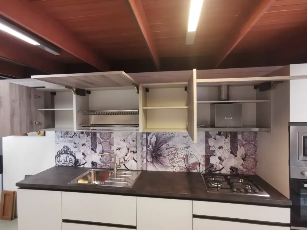 Clearance Cucina lineare moderna grigia Ar Cucine Lineari|Cucine Moderne