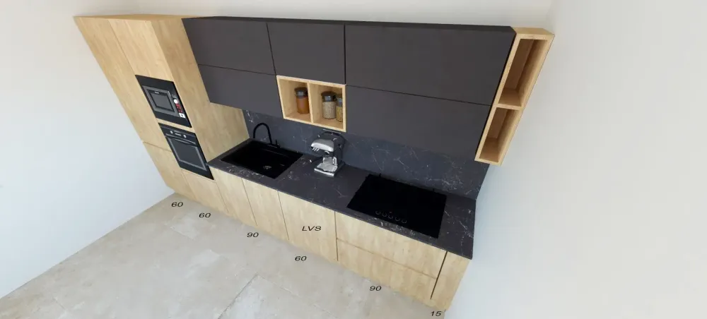 Astra Cucina lineare moderna Line a prezzo scontato- Cucine Lineari|Cucine Moderne