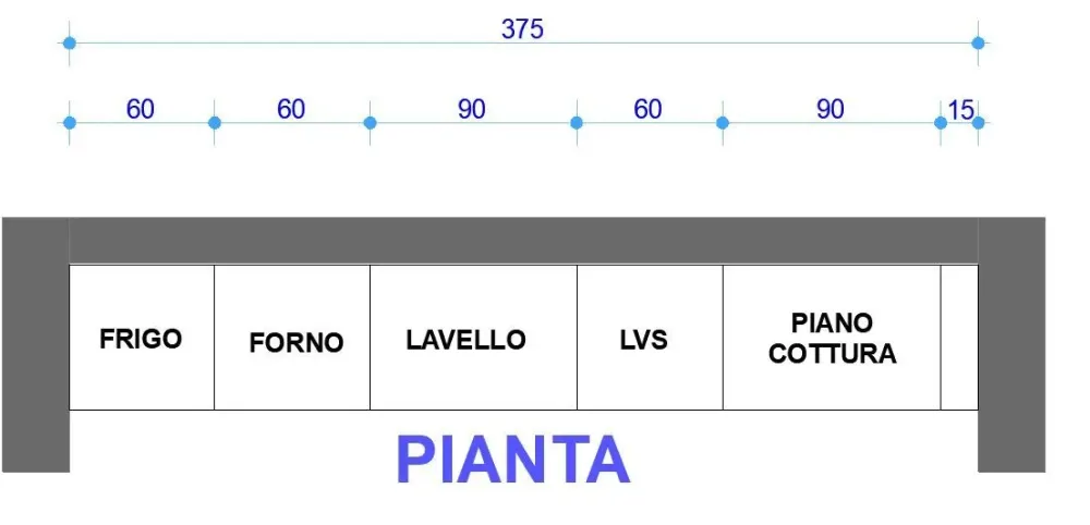 Astra Cucina lineare moderna Line a prezzo scontato- Cucine Lineari|Cucine Moderne