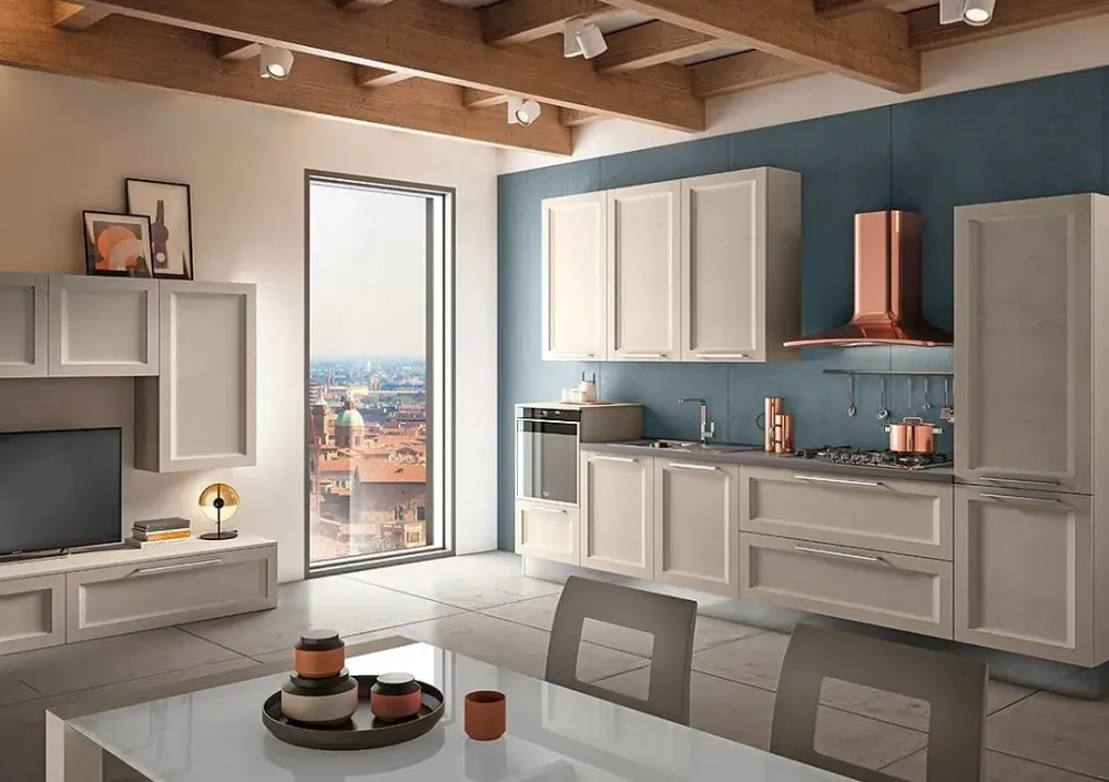 Cucina lineare moderna Modello gioia a prezzo ribassato^Mobilificio Bellutti