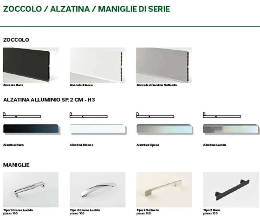 New Cucina lineare moderna rovere moro Capri Cucine Lineari|Cucine Moderne