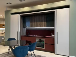 Scavolini Cucina lineare moderna rossa Boxlife- Cucine Lineari|Cucine Moderne