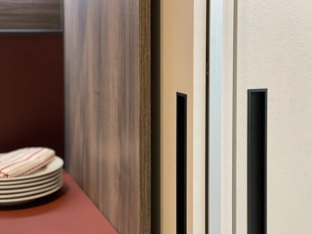 Scavolini Cucina lineare moderna rossa Boxlife- Cucine Lineari|Cucine Moderne