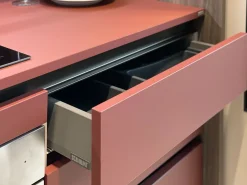 Scavolini Cucina lineare moderna rossa Boxlife- Cucine Lineari|Cucine Moderne