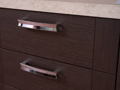 Clearance Cucina lineare moderna rovere moro Mya  smart a soli 3480 Euro Cucine Lineari|Cucine Moderne