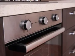 Clearance Cucina lineare moderna rovere moro Mya smart a soli 3480 Euro Cucine Lineari|Cucine Moderne