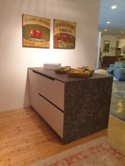 Dibiesse Cucina lineare moderna tortora Spring lesmo- Cucine Lineari|Cucine Moderne