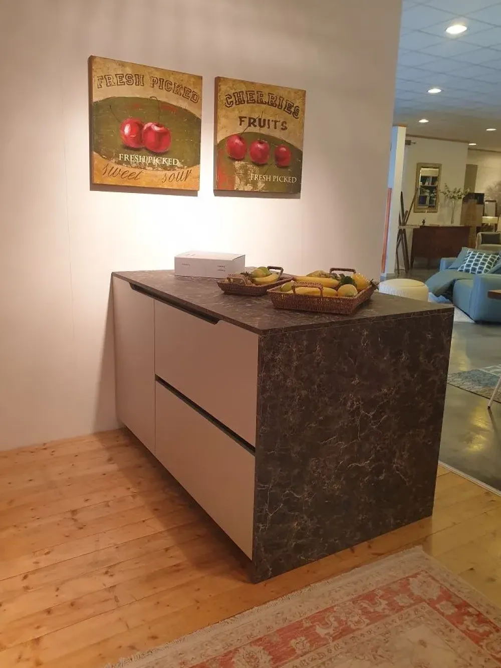 Dibiesse Cucina lineare moderna tortora Spring lesmo- Cucine Lineari|Cucine Moderne