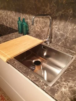 Dibiesse Cucina lineare moderna tortora Spring lesmo- Cucine Lineari|Cucine Moderne